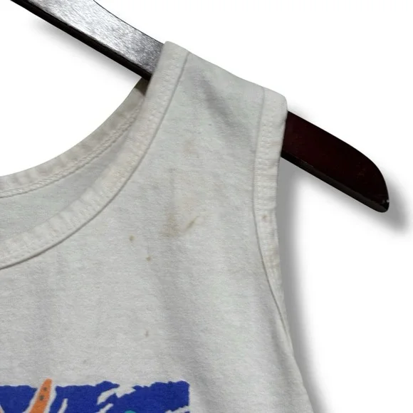 Vintage Model T Hawaii Maui Kauai Tank Top *Stained Women's Size M 17 x 19 - Picture 5 of 6
